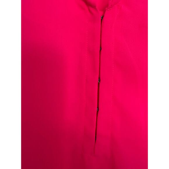 NWT Torrid 2X Hook & Eye Blouse Pink Blouse Flowy Business Casual Feminine Fairy - Picture 6 of 12